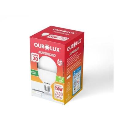 Imagem de Lampada superled alta potencia 30w 2400 lm e27 6500k ourolux