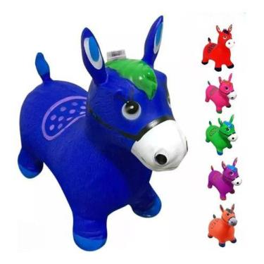 Imagem de Kit 4 Cavalinho Upa Upa Pula Pula Brinquedo Musical Infantil - Romã At