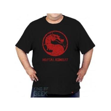 Imagem de Camiseta Plus Size Mortal Kombat Raiden Liu Kang Scorpion - KING OF GE