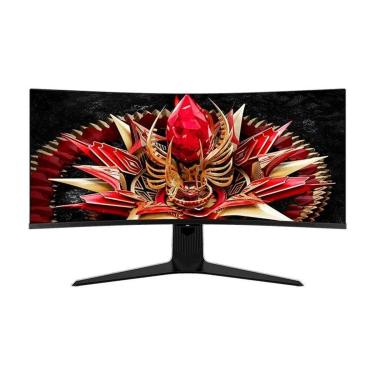 Imagem de Monitor Gamer Curvo TCL QD Mini LED 34", WQHD, Ultrawide, 180Hz, 1ms, HDR 1400, Som Integrado-Unissex