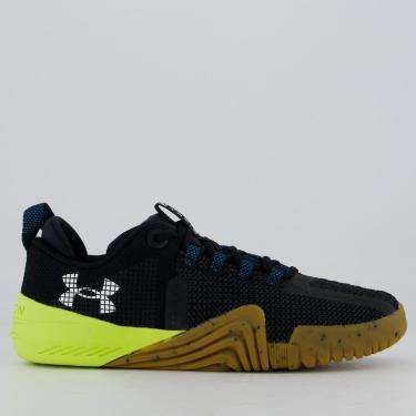 Imagem de Tênis Under Armour Tribase Reign 6 Preto e Verde-Masculino