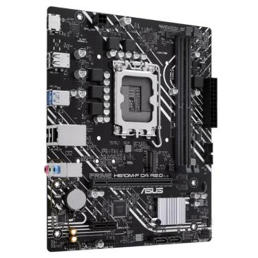 Imagem de Placa Mãe ASUS PRIME H610M-F D4 R2.0, Intel H610, LGA 1700, Micro-ATX, 2 Slots DDR4, 1 Slot M.2-Unissex