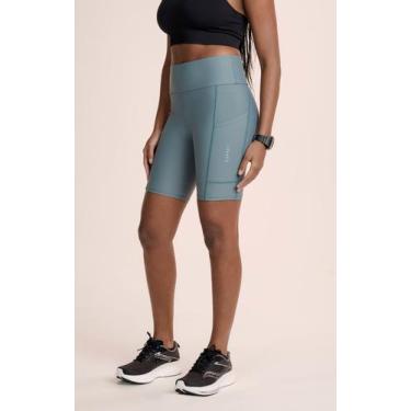 Imagem de Bermuda Lupo Run Pocket Bolso Feminina 76234, M, Verde