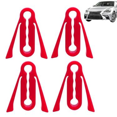 Imagem de Capas de Silicone para Fechaduras de Portas de | 4 Peças Proteção Com Amortecimento De Impactos,Coberturas do com Redução de Ruído - Para Interior de Automóvel SUV Caminhão Estacionamento