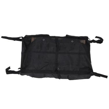 Imagem de aqxreight Bolsa de Armazenamento Superior para Barco, Tecido Oxford à Prova de água de Alta Resistência Com Bolso de Malha para Coletes Salva-vidas, Toalhas, Equipamentos de Pesca, Iates, (90x51x15cm)
