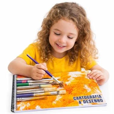 Imagem de Caderno de Cartografia e Desenho – Tema Arte e Pintura Sortido