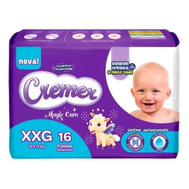 Imagem de Fralda cremer jumbo xxg com 16 uni