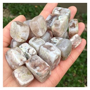 Imagem de Cristal natural áspero natural rosa flores de cerejeira quartzo cristal cubo pedra lascas amostras pedras naturais e minerais (cor: 20-30 mm, tamanho: 100 g)