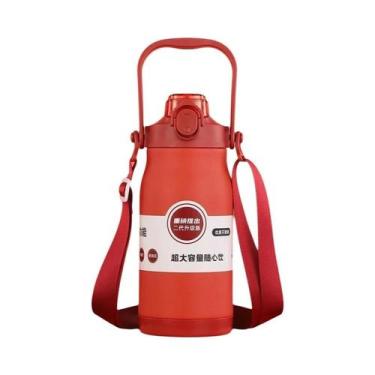 Imagem de Garrafa Térmica De Aço Inoxidável De Grande Capacidade 1000ML, Caneca 