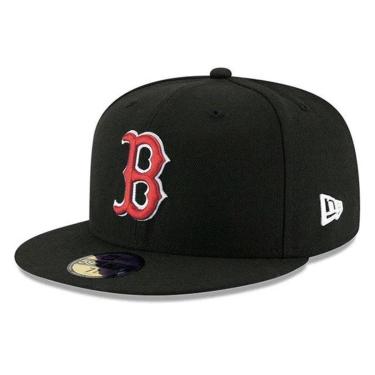 Imagem de Boné New Era Aba Reta 5950 MLB Boston League Preto-Masculino