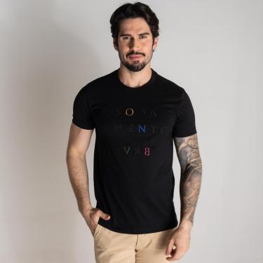 Imagem de Camiseta Acostamento Espelhada Preta-Masculino