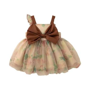 Imagem de Vestido Estilo Princesa Para Meninas De 9 Meses a 4 Anos, Roupas Infan