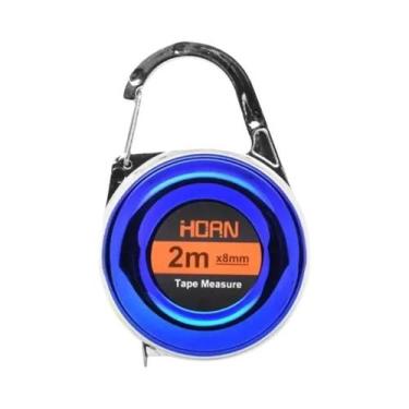 Imagem de Mini Fita Métrica De Chaveiro 2m, Régua De Aço Multifuncional, Pequena