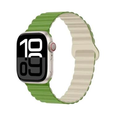 Imagem de Pulseira Esportiva Magnética De Silicone 42mm 44mm 45mm 46mm 49mm Para