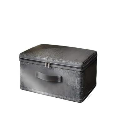 Imagem de Caixa organizadora, cabide de algodão, cesto de tecido, dobrável (2, P)