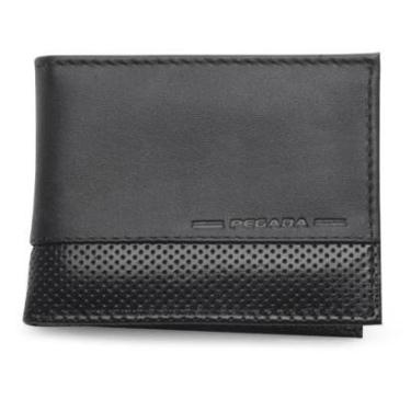 Imagem de Carteira Pegada Masculina em Couro Preto CA003434-03-Masculino