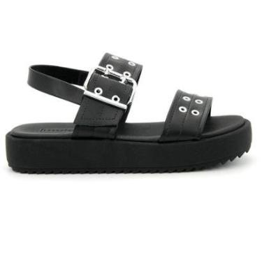 Imagem de Sandalia Moleca 5489.116 Fivela Plataforma Papete Feminino-Feminino