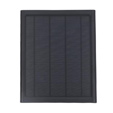 Imagem de Hyuduo Carregador Solar para Câmera, Painel Solar Monocristalino à Prova d'água IP66 de 6 W Com Portas Duplas para Câmeras e para Uso Externo (CSP6W-T-B)