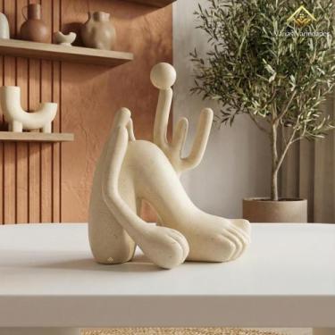 Imagem de Abaporu Decoração Minimalista 17cm Escultura Artística Perfeita para S