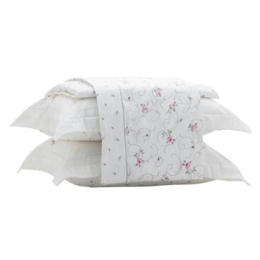 Imagem de Jogo Cama Queen 300 Fios Algodão Egípcio Kacyumara Satinee, Dinat