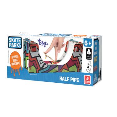 Imagem de PISTA PARK C/ SKATE DEDO HALF PIPE - BRINCADEIRA DE CRIANÇA