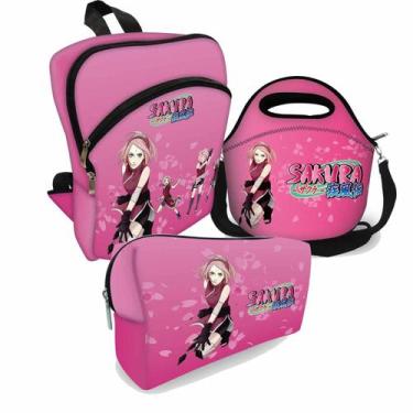 Imagem de Kit Escolar Plus com Mochila Plus + Lancheira + Necessaire Plus - ISOP