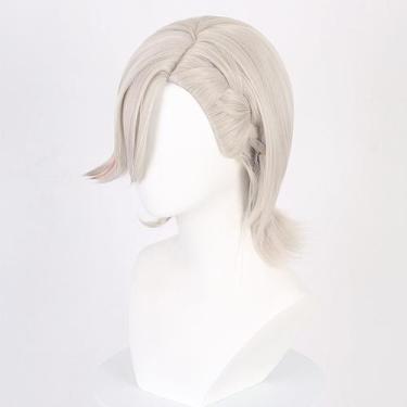 Imagem de Peruca de cosplay Genshins Impacts Lynettes Synthetic Hair 32cm - yiwe