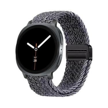Imagem de Pulseira Magnética De Nylon Trançado Solo Loop De 40mm 44mm 46mm Para 