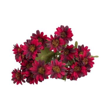 Imagem de Flores Artificiais De Plástico Daisy Para Centros De Mesa, Plantas Fal