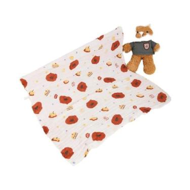 Imagem de Toalha De Banho De Algodão Para Bebês (Meninos E Meninas) Com 4 Camada