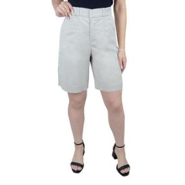 Imagem de Bermuda Feminina Gatos e Atos Alfaiataria Bege - G2311-Feminino