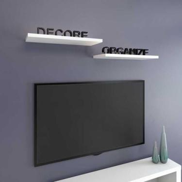 Imagem de Prateleira Flutuante 25x90 cms com suporte incluso PBS PLUS 2590 - Mul