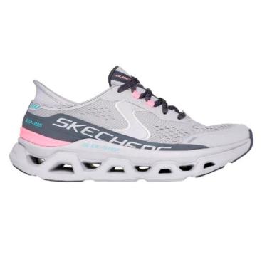 Imagem de Tenis skechers glide-step altus feminino, 35, Cinza, Rosa