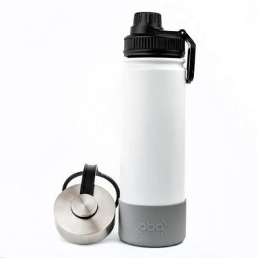 Imagem de Garrafa Térmica Inox 650ml com Tampa Esportiva e Capa - Nilo-imports