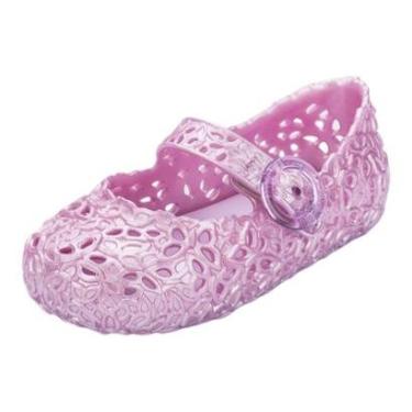 Imagem de Sapatilha Infantil Menina Boneca Brilho Pollen Mini Melissa-Feminino
