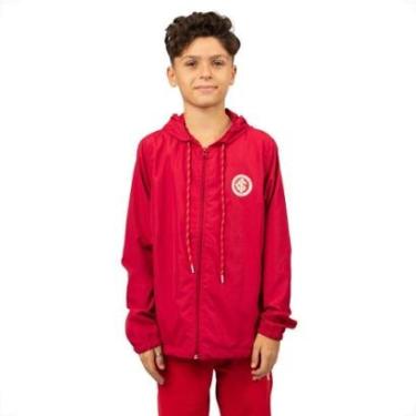 Imagem de Jaqueta Corta Vento Internacional Oficial Juvenil com Capuz-Masculino