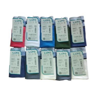 Imagem de 10 cuecas boxer lupo, Cores variadas, G