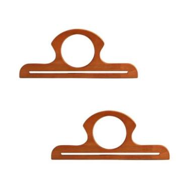 Imagem de Oak Handle Substituição Carteira Handle, Beach Bag Handle, Tassel Lace