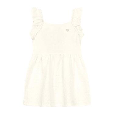 Imagem de Vestido infantil menina em cotton texturizado Brandili