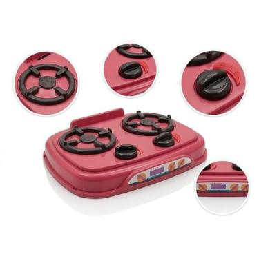 Imagem de Brinquedo Cooktop Fogão Fogãozinho Botão Faz Crec Crec - Zuca Toys