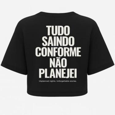 Imagem de Cropped Oversized T-Shirt AFTER - Estampa DTF em Algodão, G