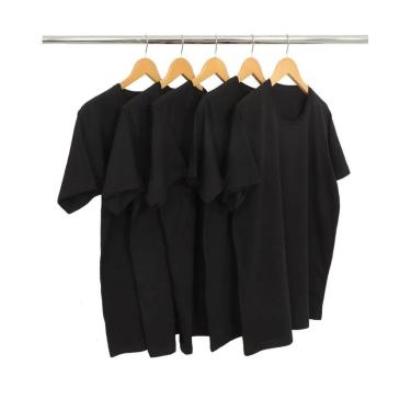Imagem de Kit 5 Camisetas Masculinas 100% Poliéster para Sublimação Básica Lisa-Masculino