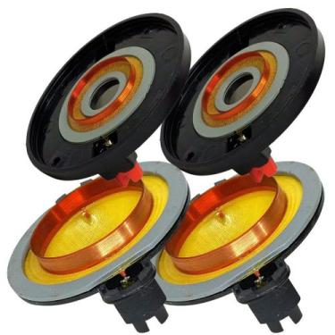 Imagem de 2 Reparos Driver D 250 X Trio e 2 Super Tweeter St 400 Reforçado De Qu
