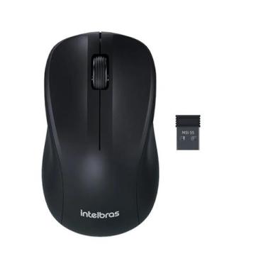 Imagem de Mouse sem Fio com Click Silencioso MSI 55 Intelbras