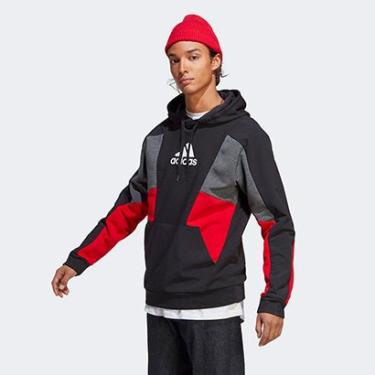 Imagem de Blusa Moletom Adidas Colorblock Com Capuz Masculina-Masculino