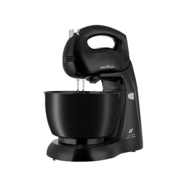 Imagem de Batedeira 500W BritÃnia PÃrola 4 Velocidades Preta - Britânia, Preto, 