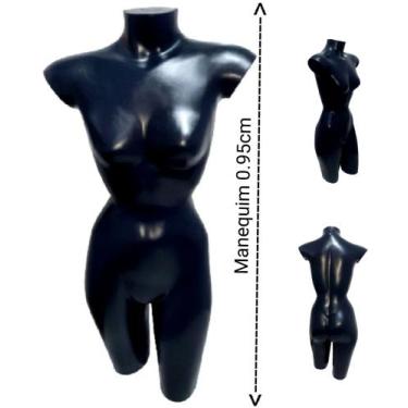 Imagem de Manequim feminino adulto (Meio corpo modelo cinturinha N.36) na cor pr