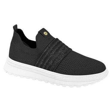 Imagem de Tênis Moleca Casual Feminino Slide-In 5809.108, Preto, 35
