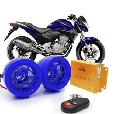 Imagem de Super Caixa de Som Para Moto alarme AntiRoubo Bluetooth pendrive Fm - 