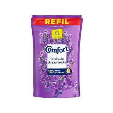 Imagem de Amaciante roupa comfort concentrado 900ml sache lavanda - UNILEVER, La